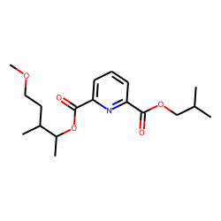 2,6-Pyridinedicarboxylic acid, isobutyl 5-methoxy-3-methylpent-2-yl ester