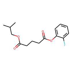 Glutaric acid, 2-fluorophenyl isobutyl ester