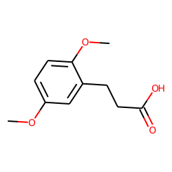 Benzenepropanoic acid, 2,5-dimethoxy-