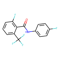 2-Fluoro-6-trifluoromethylbenzamide, N-(4-fluorophenyl)-