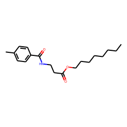 «beta»-Alanine, N-(4-methylbenzoyl)-, octyl ester