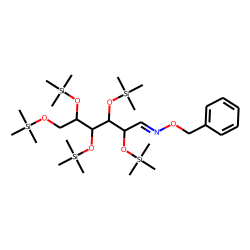 D-(+)-Talose, pentakis(trimethylsilyl) ether, benzyloxime (isomer 1)