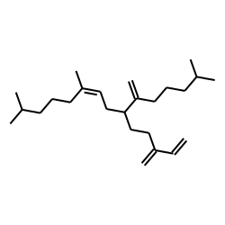 2,6,14-Trimethyl-10-methylene-9-(3-methylene-pent-4-enyl)-pentadec-6-ene