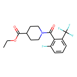 Isonipecotic acid, N-(2-fluoro-6-trifluoromethylbenzoyl)-, ethyl ester