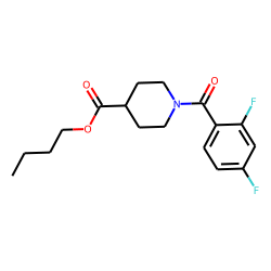 Isonipecotic acid, N-(2,4-difluorobenzoyl)-, butyl ester