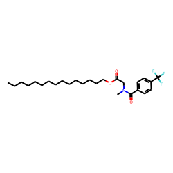 Sarcosine, N-(4-trifluoromethylbenzoyl)-, pentadecyl ester