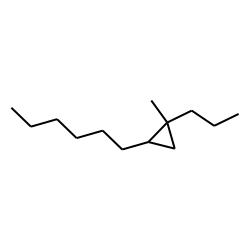 1-Hexyl-2-methyl-cis-2-propyl-cyclopropane