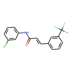 trans-Cinnamamide, N-(3-chlorophenyl)-3-trifluoromethyl-