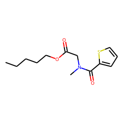 Sarcosine, N-(2-thienylcarbonyl)-, pentyl ester