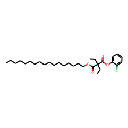 Diethylmalonic acid, 2-chlorophenyl heptadecyl ester