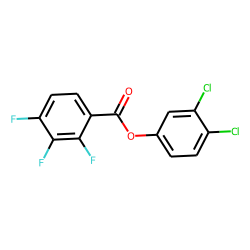 2,3,4-Trifluorobenzoic acid, 3,4-dichlorophenyl ester