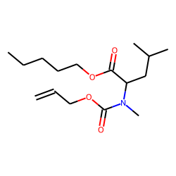 l-Leucine, N-allyloxycarbonyl-N-methyl-, pentyl ester