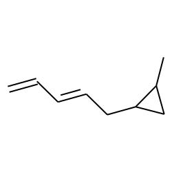1-Methyl-trans-2-(trans-2,4-pentdienyl)-cyclopropane