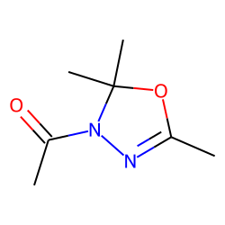 2,5,5-Trimethyl-4-acetyl-1,3,4-oxadiazoline
