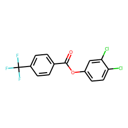 4-Trifluoromethylbenzoic acid, 3,4-dichlorophenyl ester