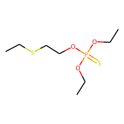 Phosphorothioic acid, O,O-diethyl O-[2-(ethylthio)ethyl] ester
