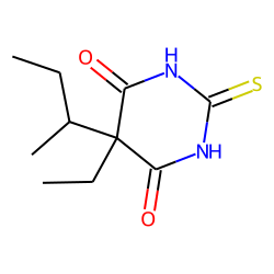 4,6(1H,5H)-Pyrimidinedione, 5-ethyldihydro-5-(1-methylpropyl)-2-thioxo-