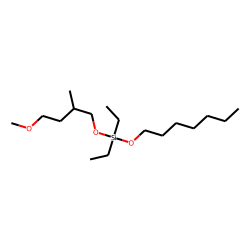 Silane, diethylheptyloxy(2-methyl-4-methoxybutoxy)-