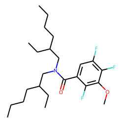 2,4,5-Trifluoro-3-methoxybenzamide, N,N-di(2-ethylhexyl)-