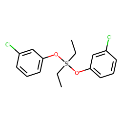 Silane, diethyldi(3-chlorophenoxy)-