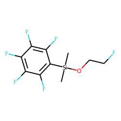 2-Fluoroethanol, dimethylpentafluorophenylsilyl ether
