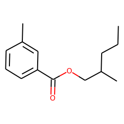 Benzoic acid, 3-methyl-, 2-methylpentyl ester