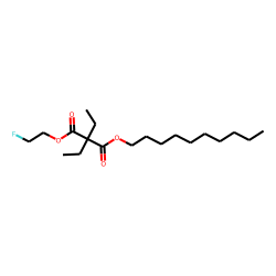 Diethylmalonic acid, decyl 2-fluoroethyl ester