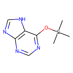 Purine, 6-hydroxy, TMS