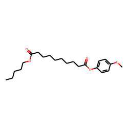 Sebacic acid, 4-methoxyphenyl pentyl ester