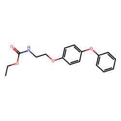 Carbamic acid, (2-(4-phenoxyphenoxy)ethyl)-, ethyl ester