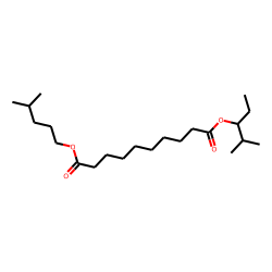 Sebacic acid, isohexyl 2-methylpent-3-yl ester