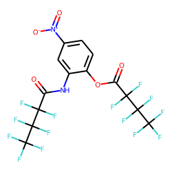 Nitrobenzene, 3-heptafluorobutyrylamino-4-heptafluorobutyryloxy-