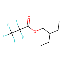 2-Ethyl-1-butanol, pentafluoropropionate