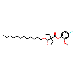 Diethylmalonic acid, dodecyl 4-fluoro-2-methoxyphenyl ester