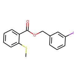 2-(Methylthio)benzoic acid, 3-iodobenzyl ester