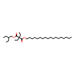 Diethylmalonic acid, 2-ethylbutyl octadecyl ester