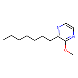 Pyrazine, 2-heptyl-3-methoxy