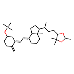 24R,25-Dihydroxycholecalciferol, methylboronate, 3-TMS, # 2