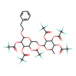 2-Phenylethanol, rutinoside, TFA