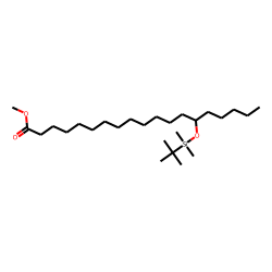 14-Hydroxy-nonadecanoic, methyl ester, tBDMS ether