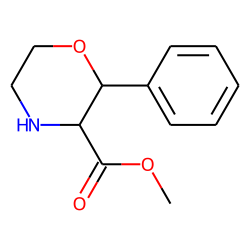 Morpholine-3-carboxylic acid, 2-phenyl, methyl ester, cis