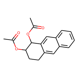 cis-Anthracene, 1,2,3,4-tetrahydro-1,2-diol, diacetate