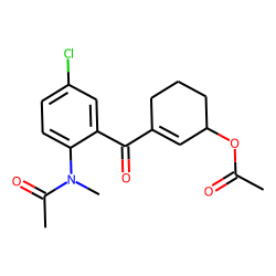 Tetrazepam M (hydroxy-), isomer 2, hydrolysis, acetylated
