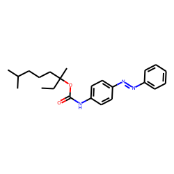 P-phenylazo carbanilic acid, tetrahydrolinalool ester