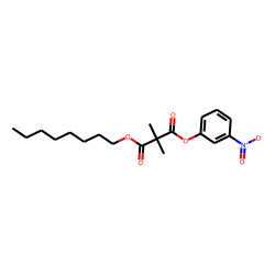 Dimethylmalonic acid, 3-nitrophenyl octyl ester