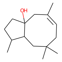 3aH-Cyclopentacycloocten-3a-ol, 1,2,3,4,7,8,9,9a-octahydro-1,5,8,8-tetramethyl-, [1R-(1«alpha»,3a«beta»,9a«alpha»)]-