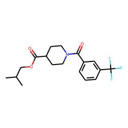 Isonipecotic acid, N-(3-trifluoromethylbenzoyl)-, isobutyl ester