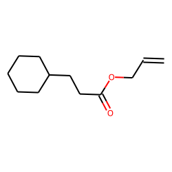 Cyclohexanepropanoic acid, 2-propenyl ester