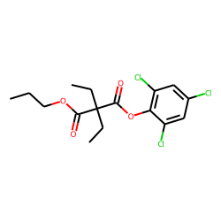 Diethylmalonic acid, propyl 2,4,6-trichlorophenyl ester