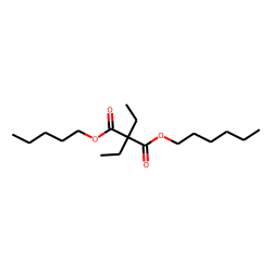 Diethylmalonic acid, hexyl pentyl ester